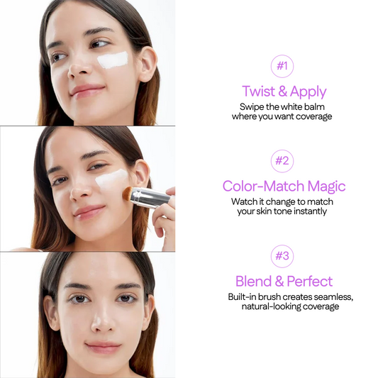 Korean Color-Changing Foundation Stick