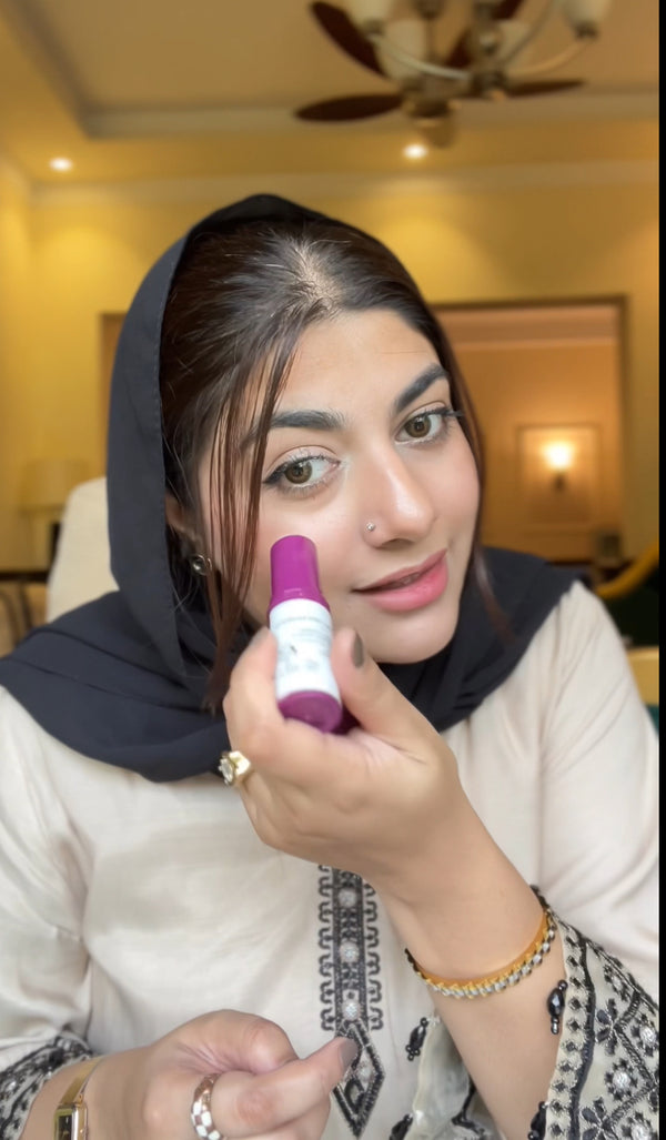Customer skincare photo