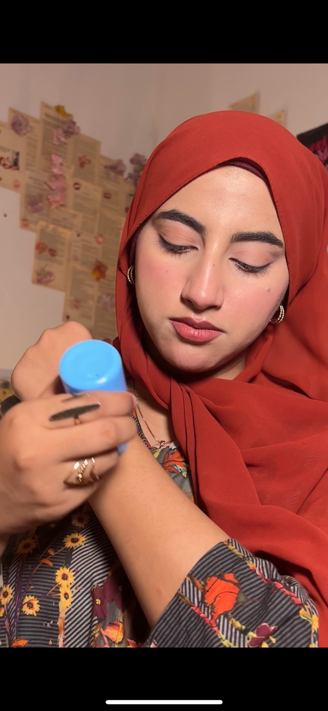 Customer skincare photo