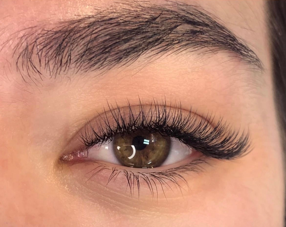 After applying lashes